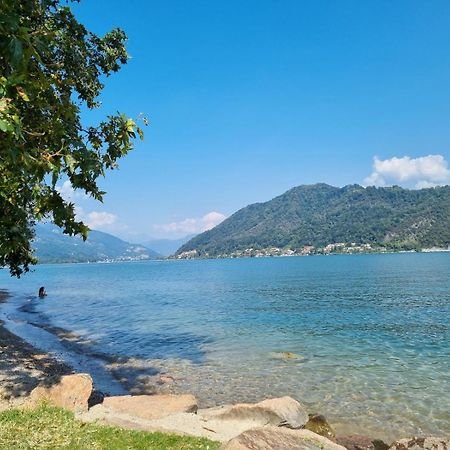 Villa Mia Lugano Lake Brusimpiano Buitenkant foto
