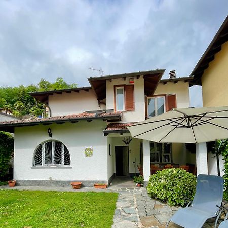 Villa Mia Lugano Lake Brusimpiano Buitenkant foto
