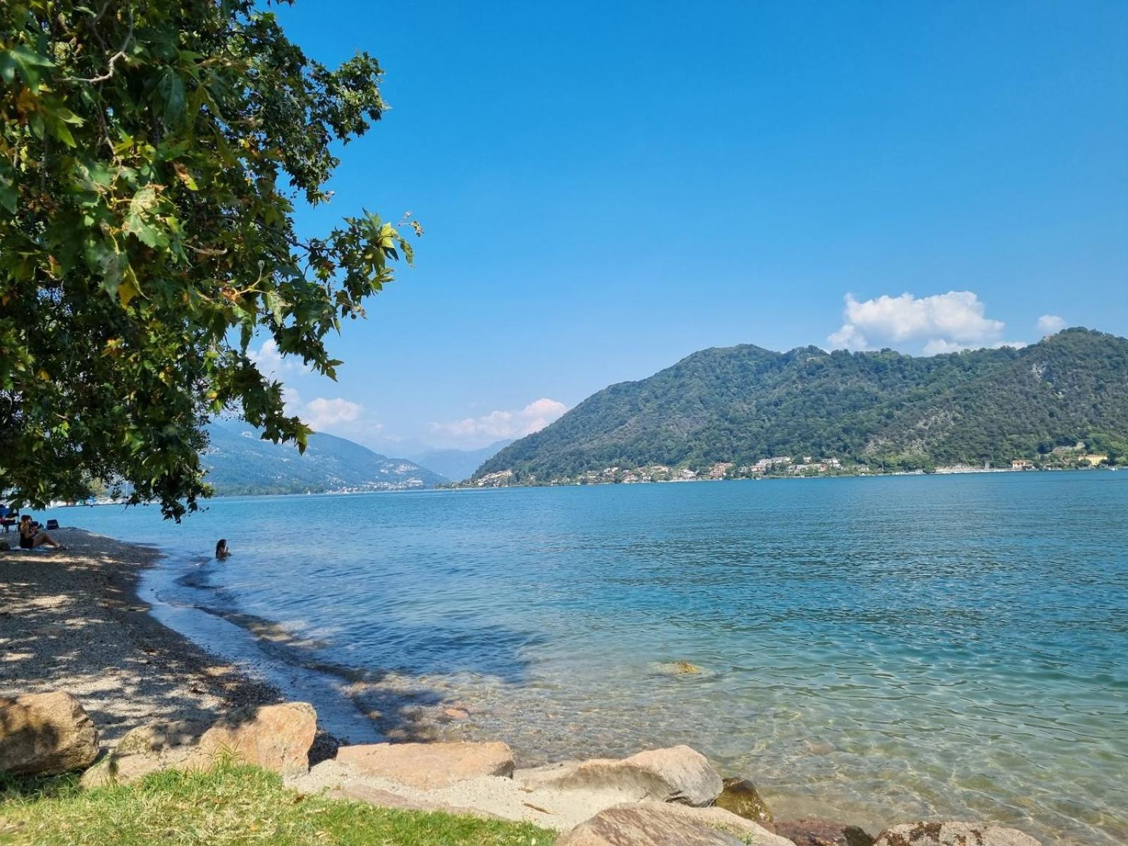 Villa Mia Lugano Lake Brusimpiano Buitenkant foto